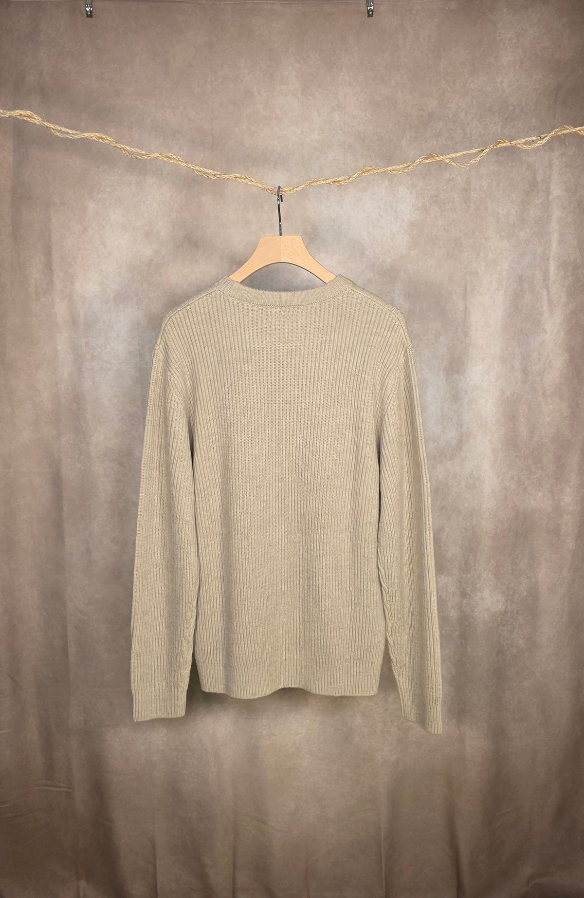Maglione girocollo in misto lana