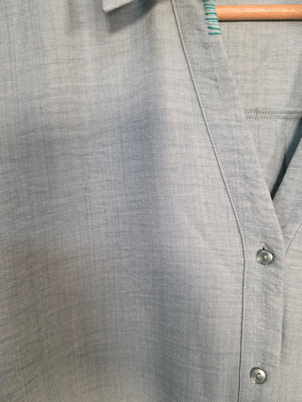 Camicia loose fit verde pastello