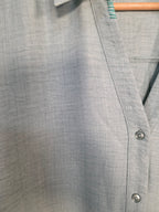 Camicia loose fit verde pastello