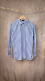 Camicia Gessata con Strass