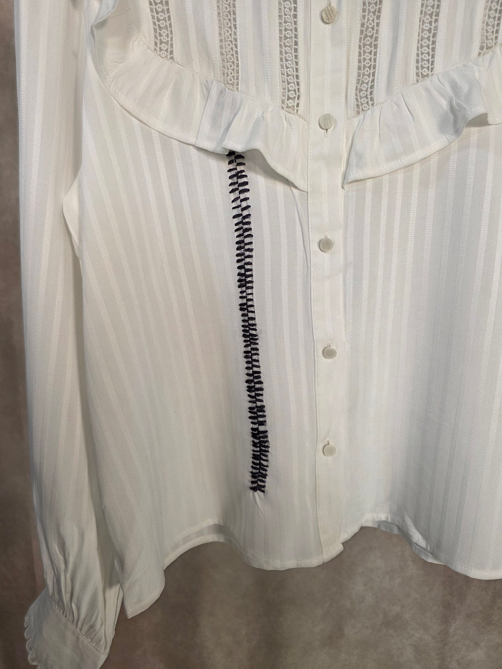 Camicia in sangallo