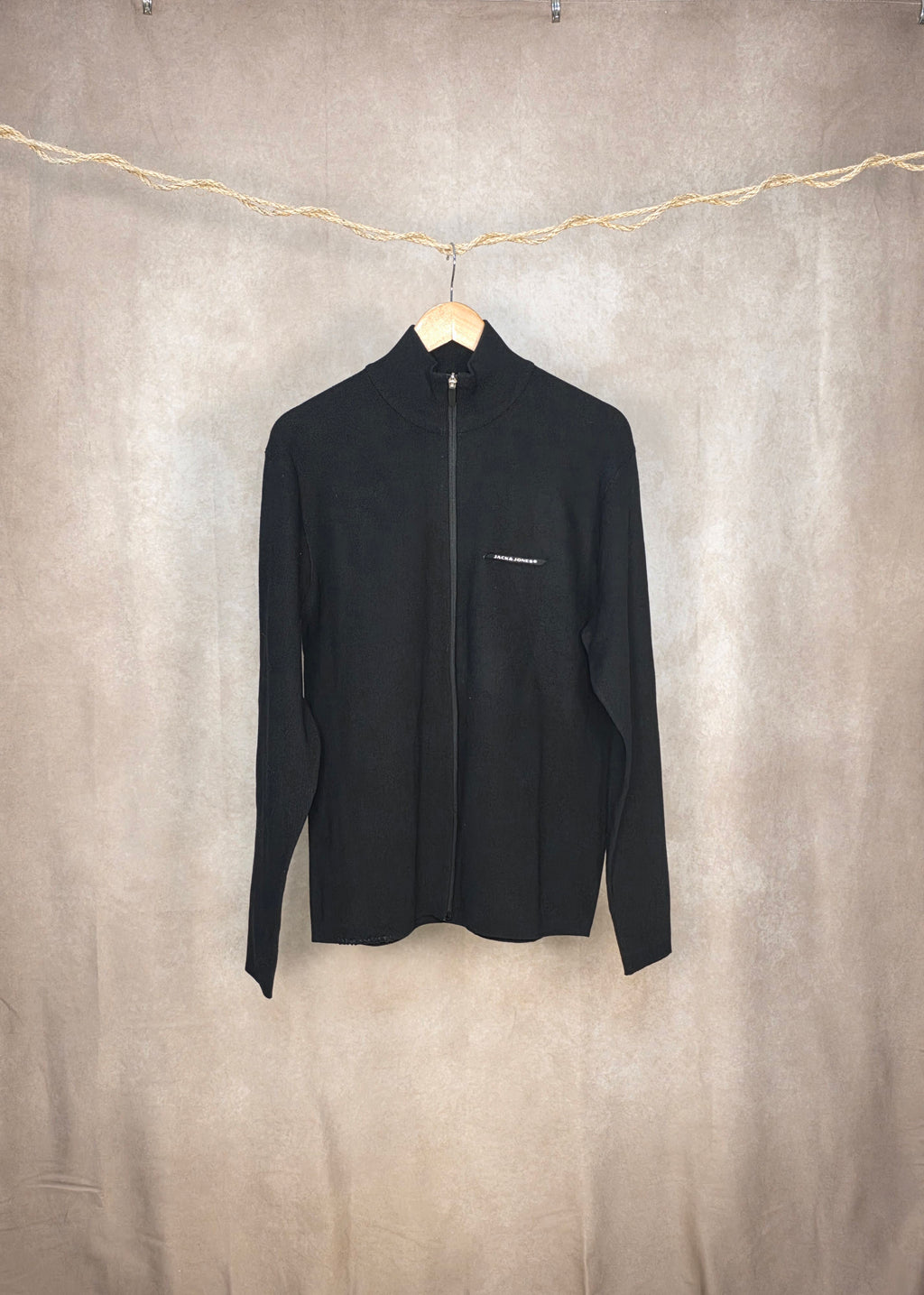 Cardigan in maglia con zip