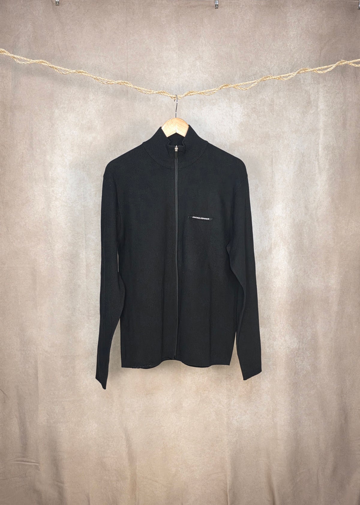 Cardigan in maglia con zip