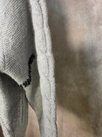 Maglia intrecciata girocollo