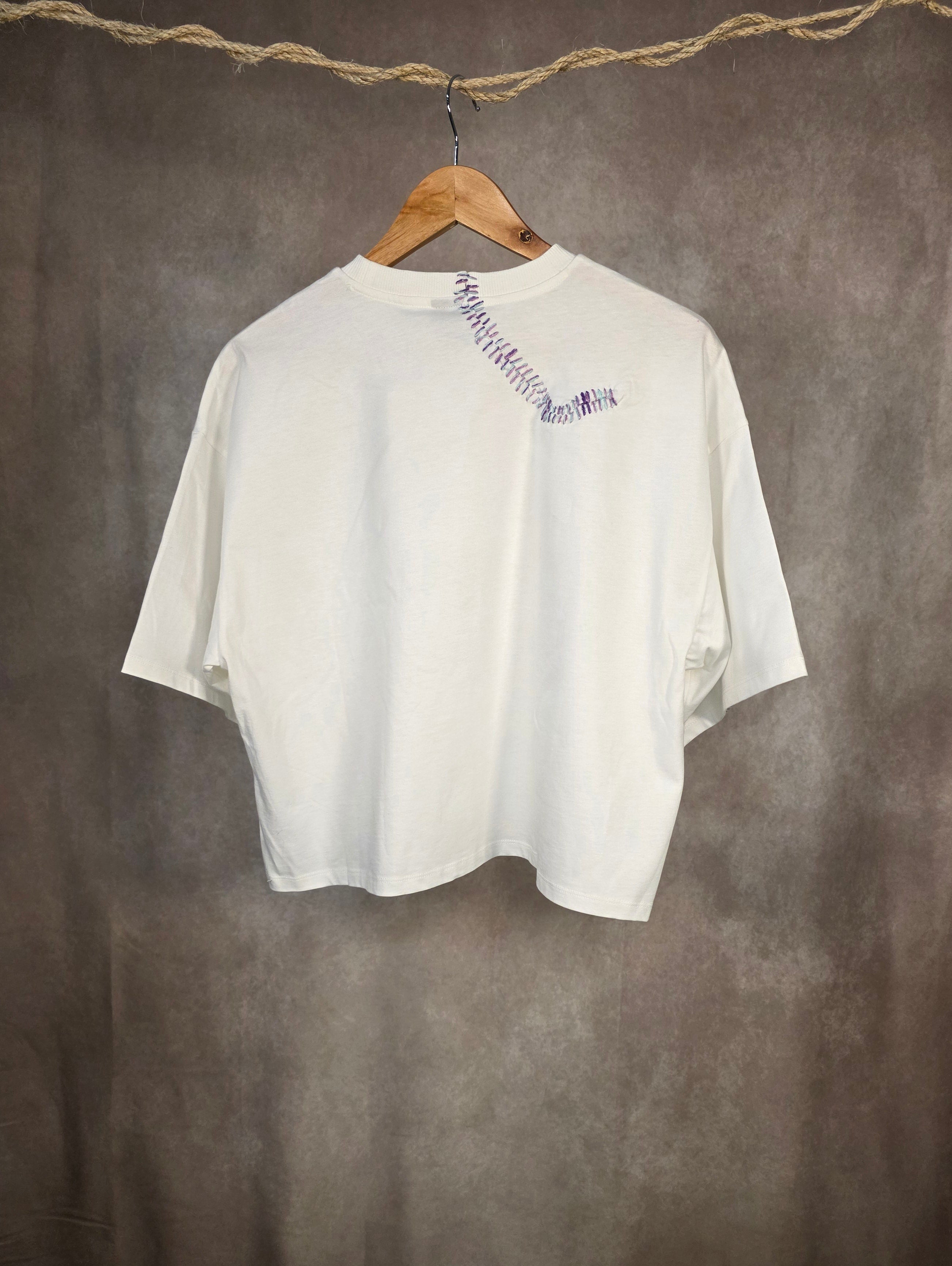 T-shirt con  strass