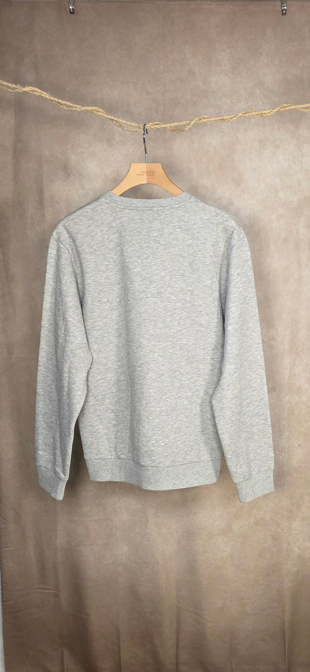Felpa girocollo relaxed fit
