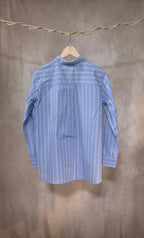 Camicia Gessata con Strass