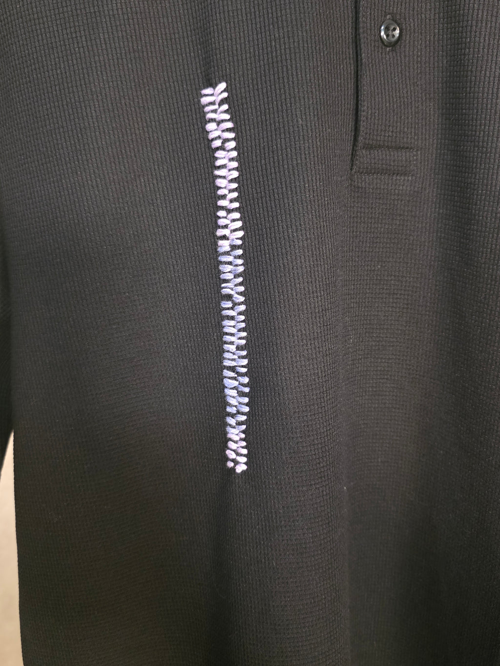 Polo a maniche corte nera