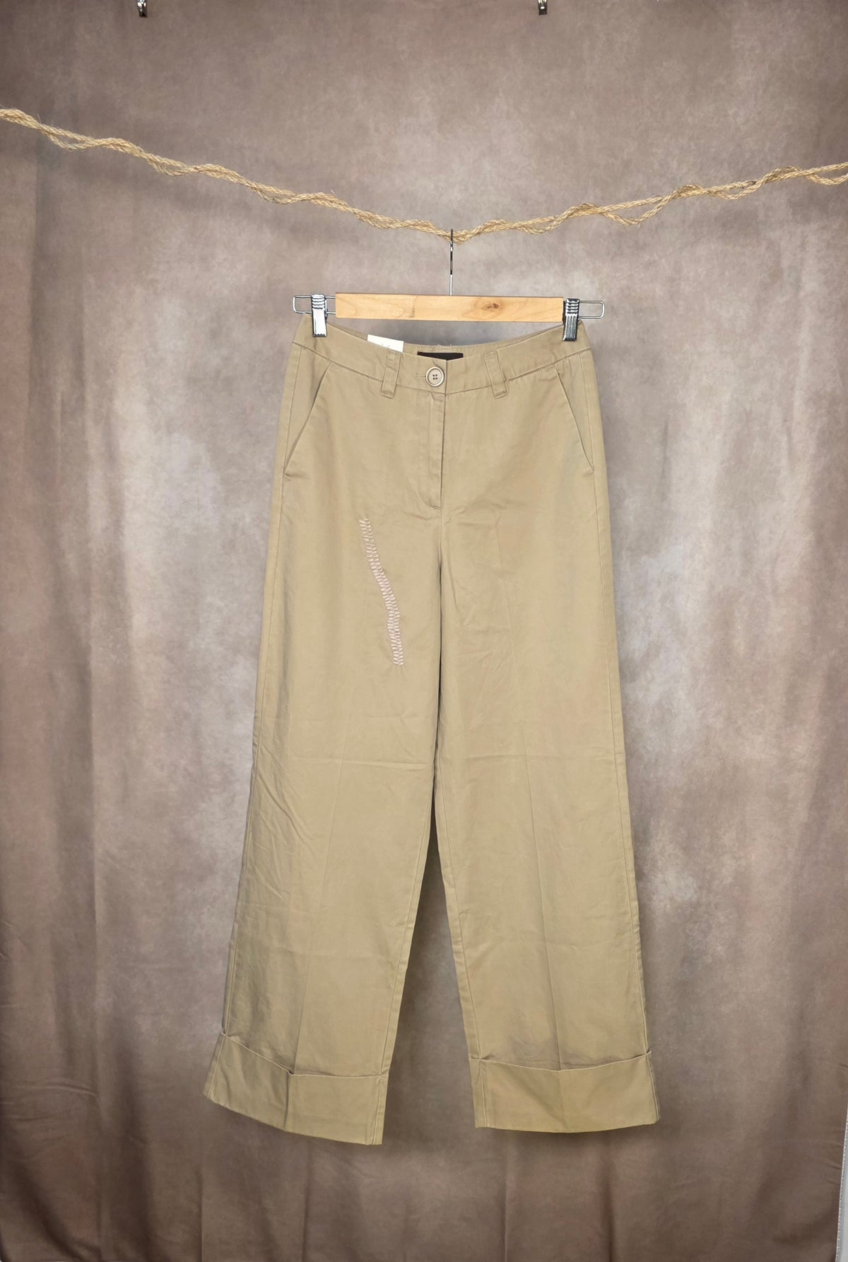 Pantaloni ampi in cotone