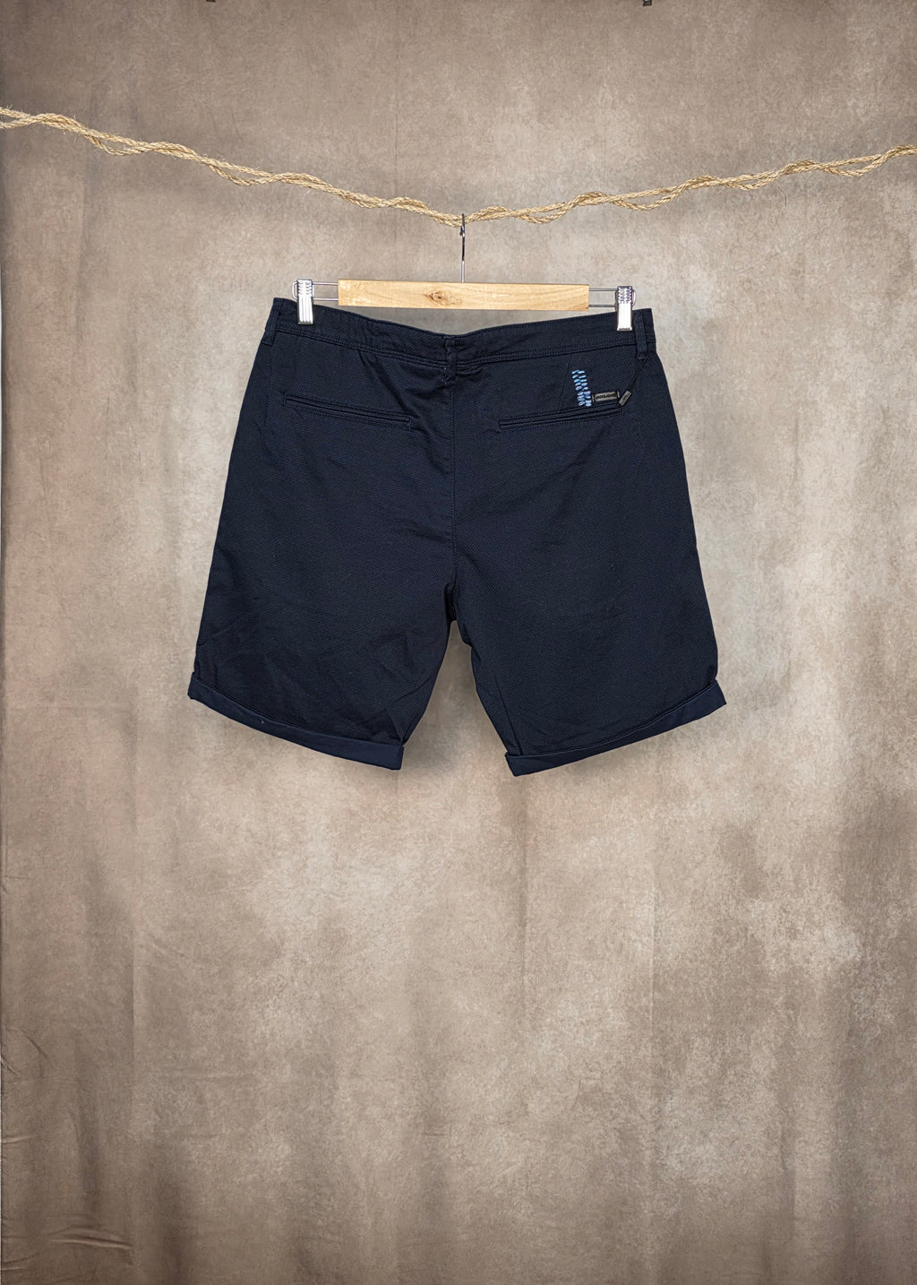 Bermuda chino blu scuro
