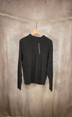Maglia verde minerale in lana